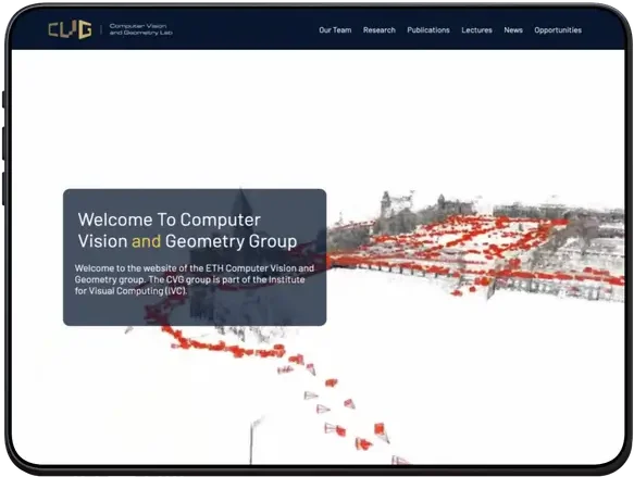 CVG — Computer Vision & Geometry